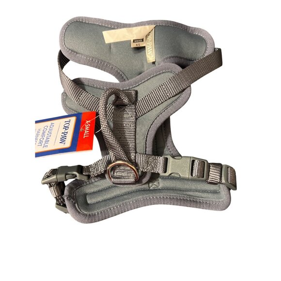 Top Paw Adjustable Comfort Harness Dogs Gray Great for Pullers Size XS NWT - Picture 2 of 4